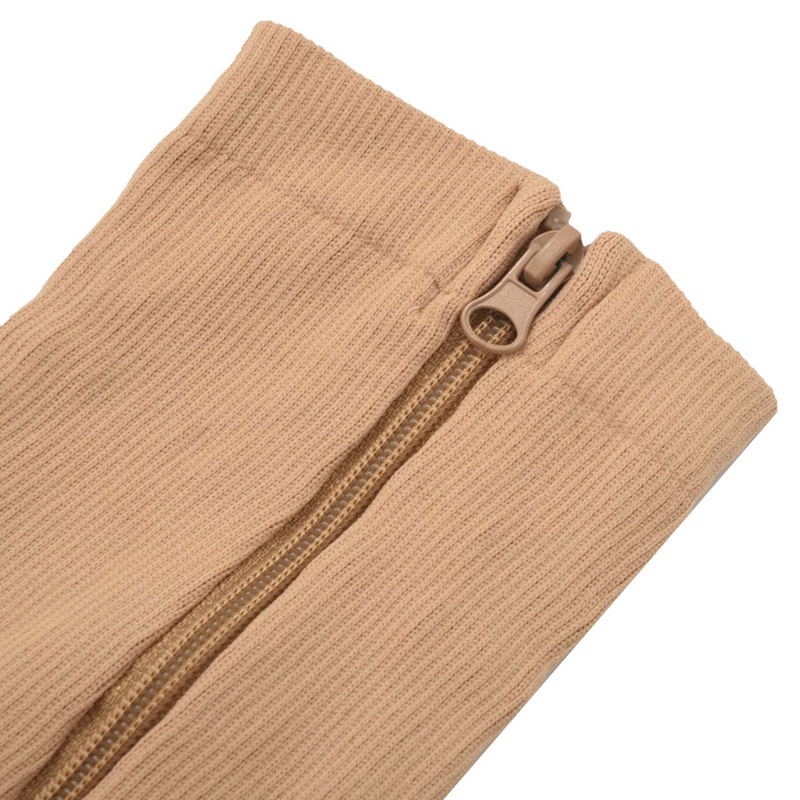 [Hàng mới về] Vớ nén hỗ trợ chân có khóa kéo tiện lợi chất lượng cao