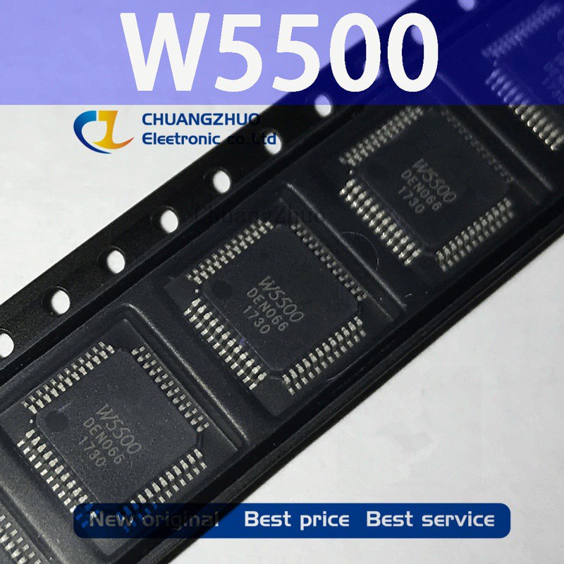 Chip Mạng Mới Chính Hãng 100% W5500 Lqfp48