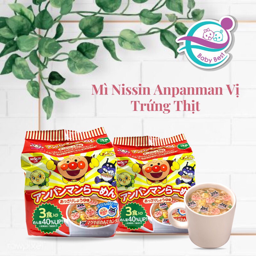 Mì trẻ em Nissin Anpanman (4 vắt)