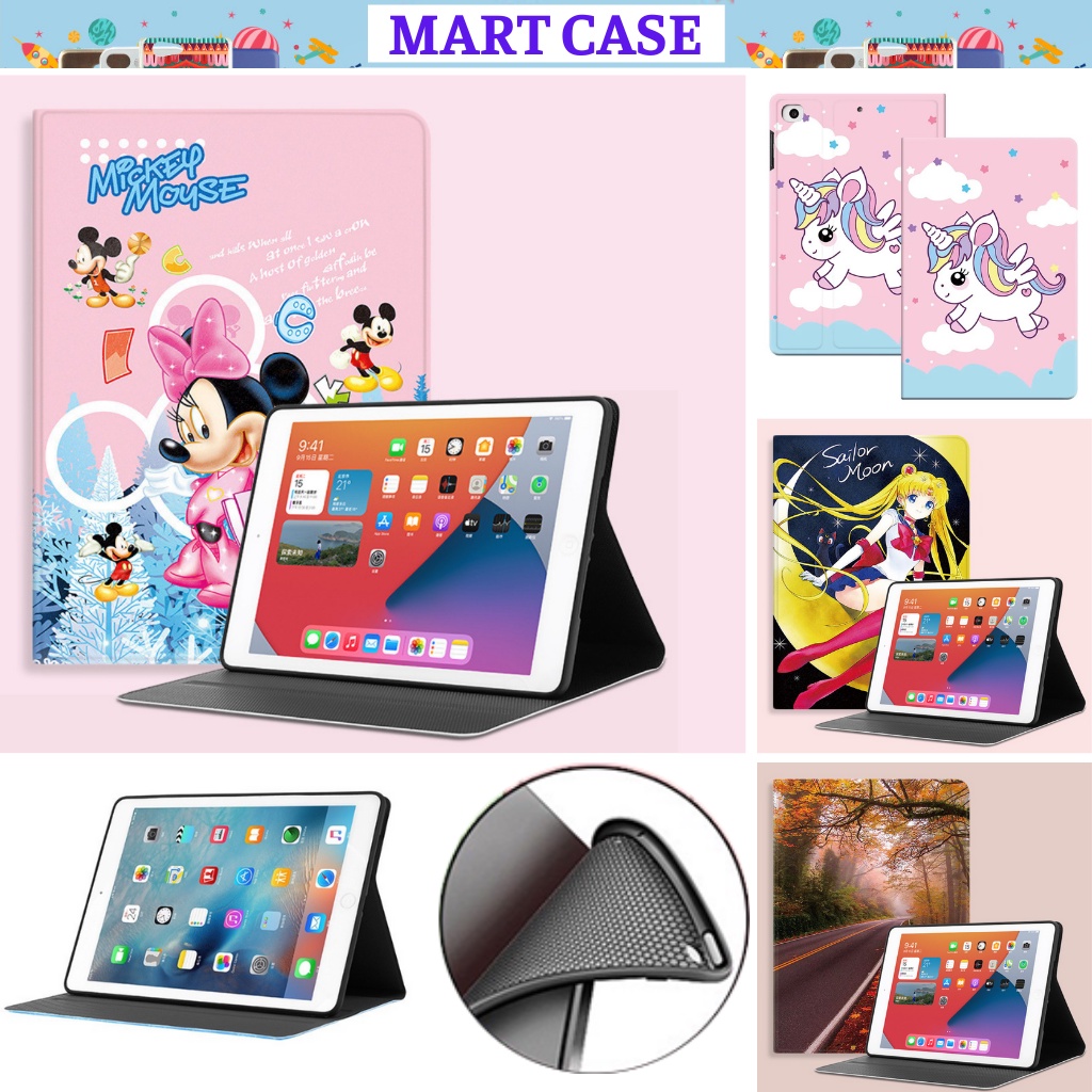 Ốp lưng ipad air 4 silicon in hình Ngựa Kỳ lân cute ốp ipad Air1/2/Pro 11/9.7/10.5/Air 3/ipad 10.2 gen...MART CASE