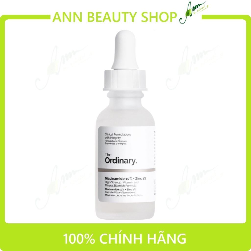 Tinh chất The Ordinary Niacinamide 10% + Zinic 1%