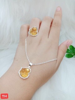 Combo mặt tì hưu và nhẫn hồ ly vàng