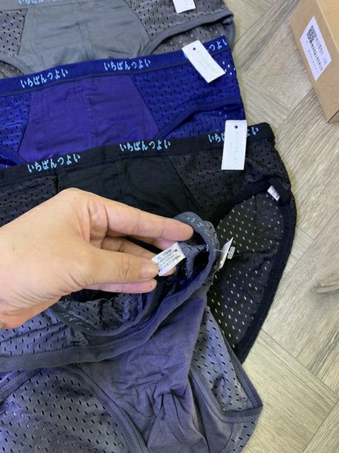 [ mới] Hộp 5 sịp chéo thông hơi cao cấp