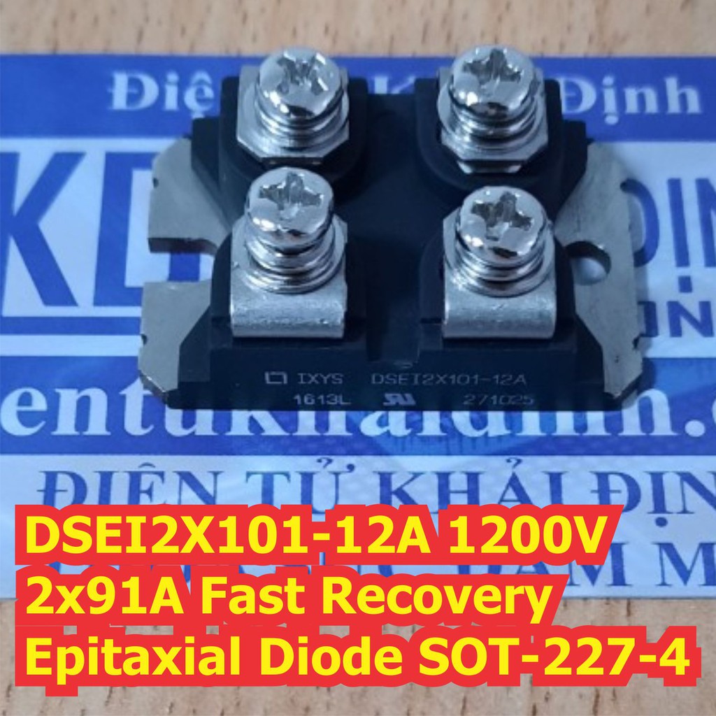 DSE12X101-12A DSEI2X101-12A 2X101 12A 1200V 2x91A Fast Recovery Epitaxial Diode SOT-227-4 kde7229
