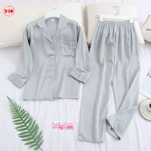 Pijama Lụa Dài Tay Cao Cấp Y29
