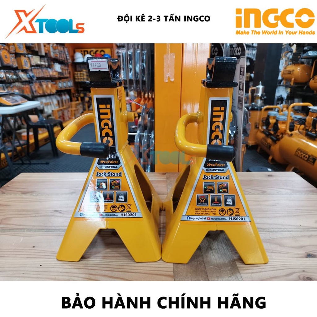 ĐỘI KÊ INGCO Đội kê ô tô Chiều cao tối thiểu 250-285mm Chiều cao tối đa 380-425mm nâng hàng hóa, vật khối lượng lớn, nân