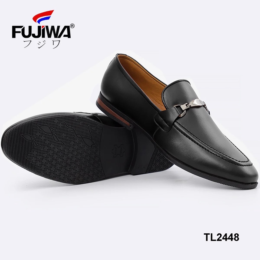 Giày Tây Da Bò Nam FUJIWA - TL2448. Đế Cao 4cm. Da Bò Thật Cao Cấp Nguyên Miếng. Có Size:  38, 39, 40, 41, 42, 43