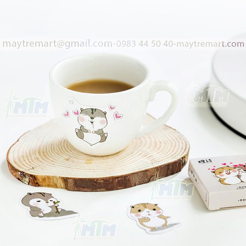 Lát gỗ lót ly, decor, phụ kiện chụp hình