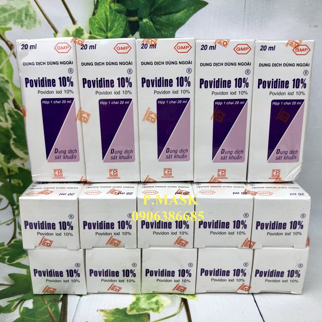 Thuốc tím sát trùng Povidine 20ml - Thuốc Povidine 20ml ( 1 chai )