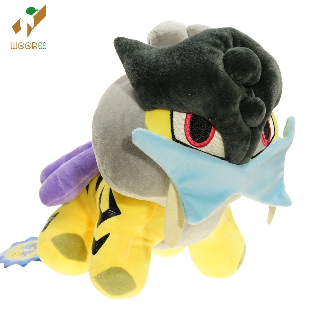 Gấu bông pokemon anime bộ ba sói huyền thoại Suicune, Entei và Raikou 15cm