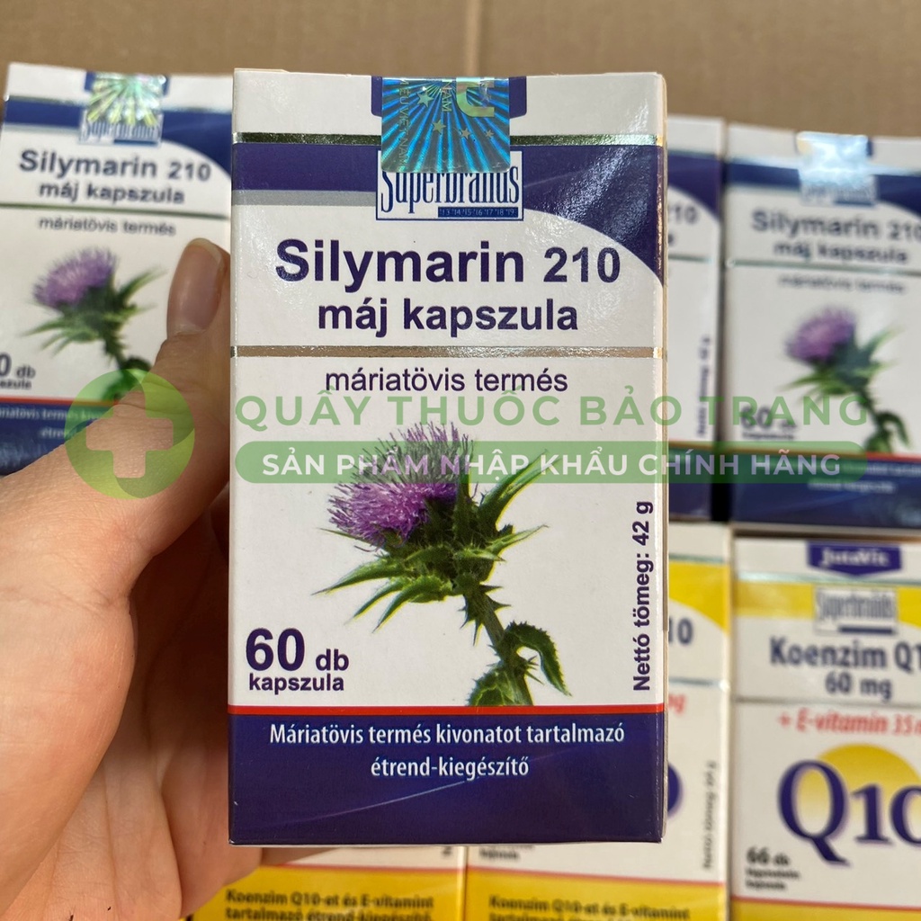 Viên uống bảo vệ Gan Jutavit Silymarin 210