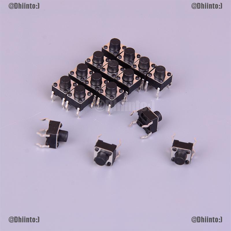 Set 50 Công Tắc Nhấn 6x6 X 6mm 4pin