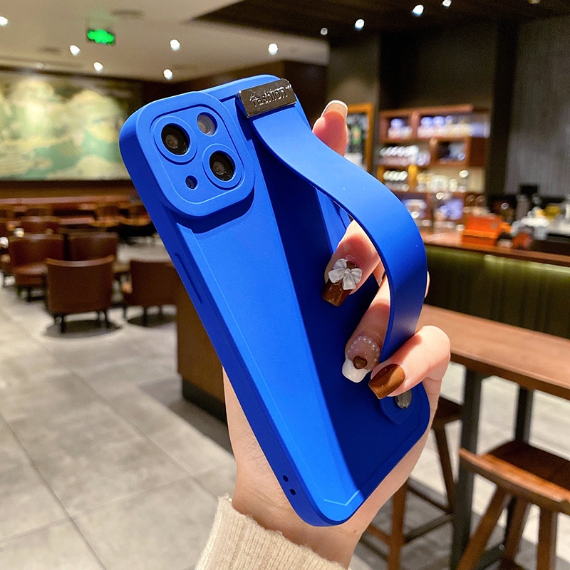 Ốp Điện Thoại Có Dây Gài Cho IPhone 11 12 13 Pro Max X XR XS Max 8 7 Plus SE