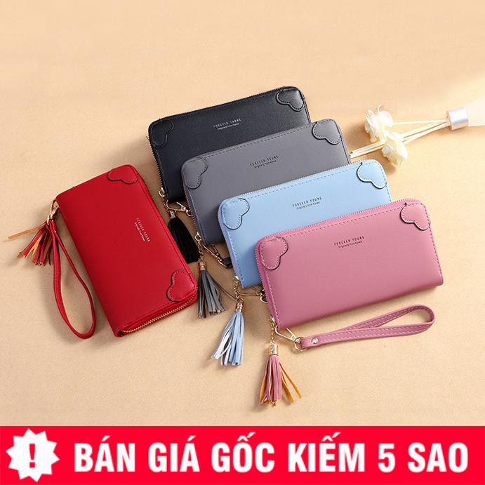 Ví Dài Tua Rua Phối Trái Tim Forever Young P1000