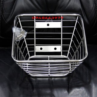 Rổ inox nhỏ gắn wave nhỏ.