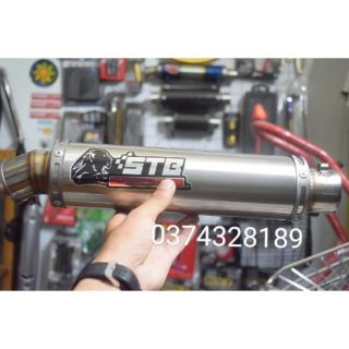 Trọn bộ Pô STB luôn cổ pô gắn Exciter Winner Sonic Satria Raider Wave Dream Sirus