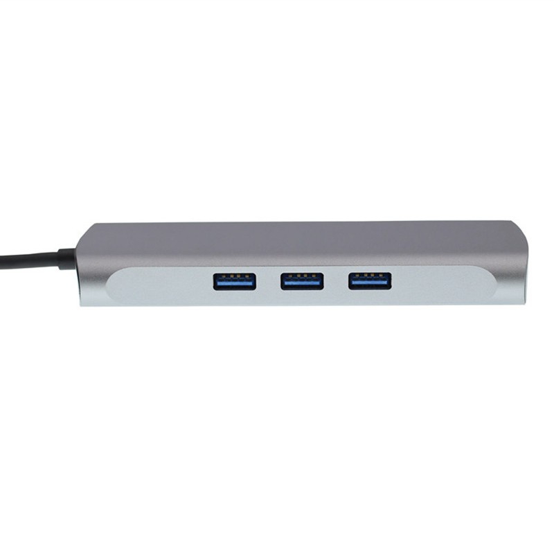 8 in 1 USB-C Hub Type-C to HDMI VGA USB 3.0 TF Card Reader