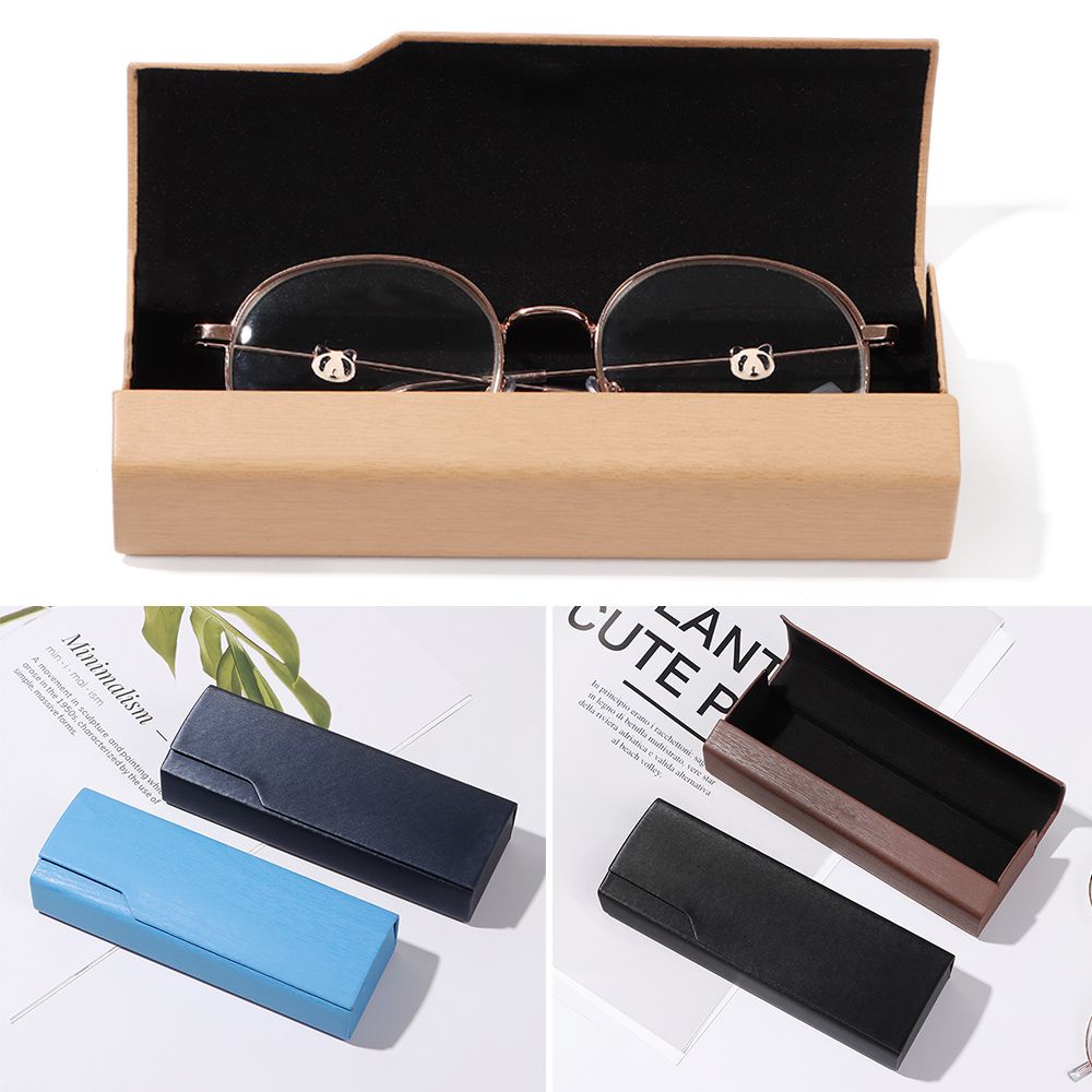 Hộp đựng mắt kính chống thấm nước họa tiết vân gỗ