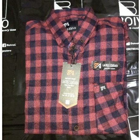 Flanel Áo Sơ Mi Màu Đỏ Hộp Đỏ Nhập Khẩu Mềm Mại Dày SIZE M L XL Sành Điệu Hợp Thời Trang