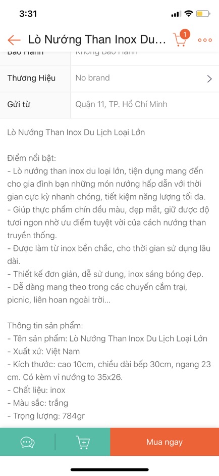 Lò nướng than inox 201