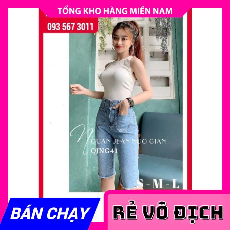 HÀNG ĐẸP - QUẦN JEAN NGỐ GIÃN ÔM BODY QJNG41 ⚡ẢNH THẬT⚡ QUẦN LỬNG ÔM BODY