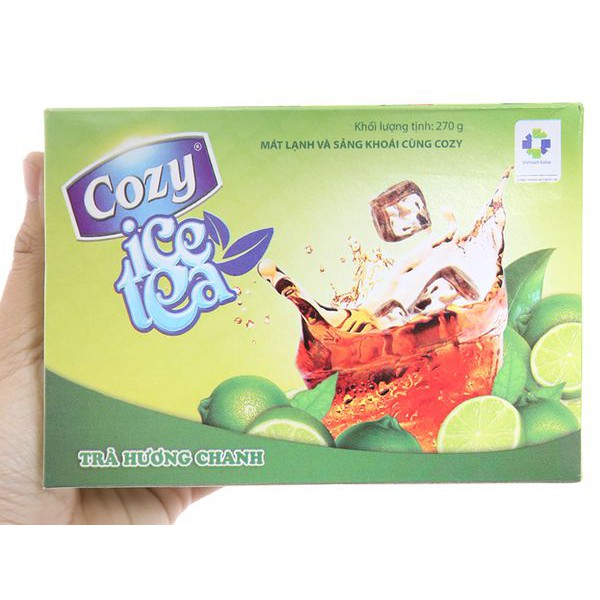 (3 vị) Trà hòa tan Cozy Ice Tea hộp 270gr (18 gói) | WebRaoVat - webraovat.net.vn