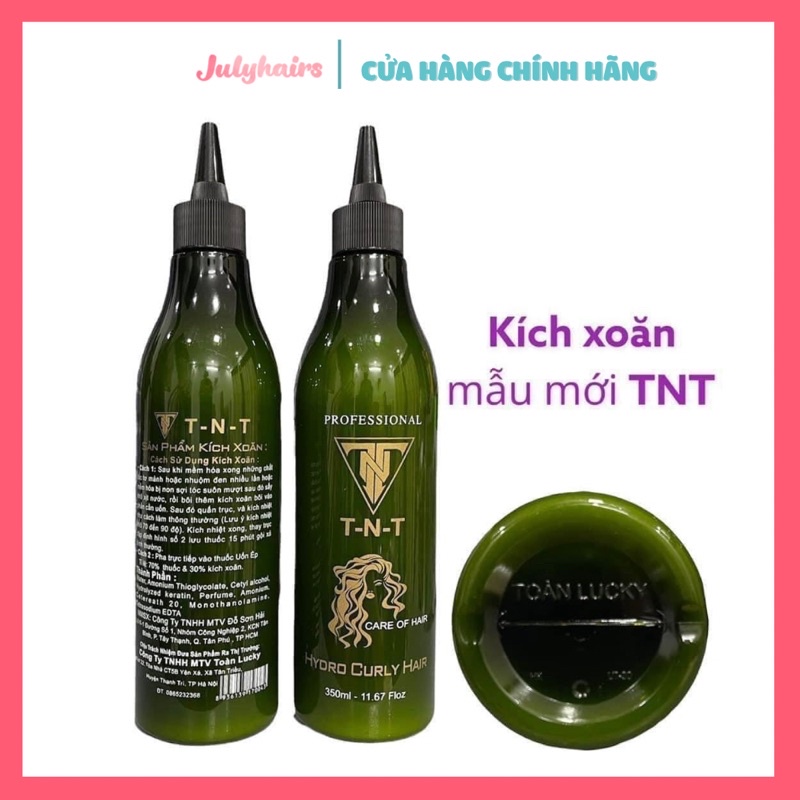 Thuốc kích xoăn TNT, kích xoăn tóc Hydro Curly Hair , thuốc làm xoăn tóc đơn giản, chính hãng công TNT