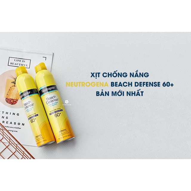 Xịt Chống Nắng Đi Biển Neutrogena Beach Defense Sunscreen 100+