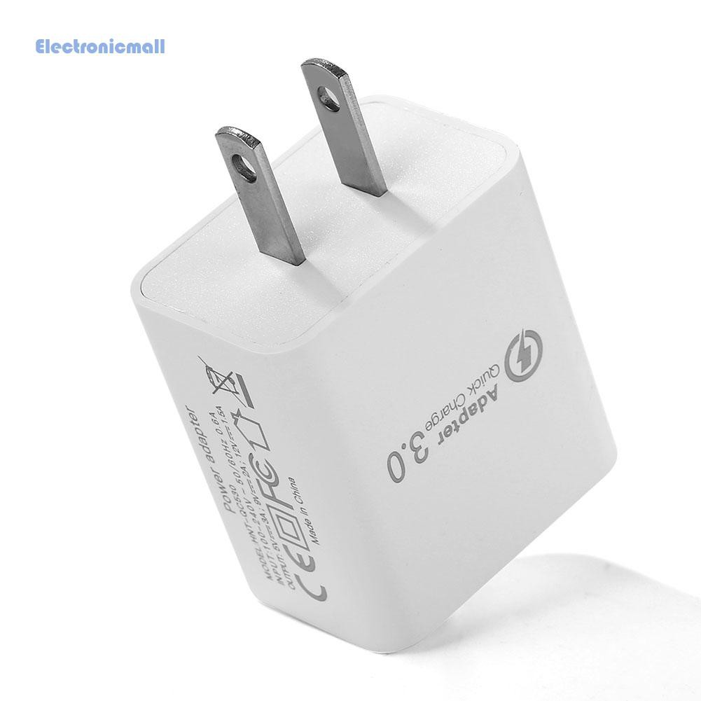 Củ sạc nhanh cổng 3.0 USB 18W phù hợp cho iphone/Samsung