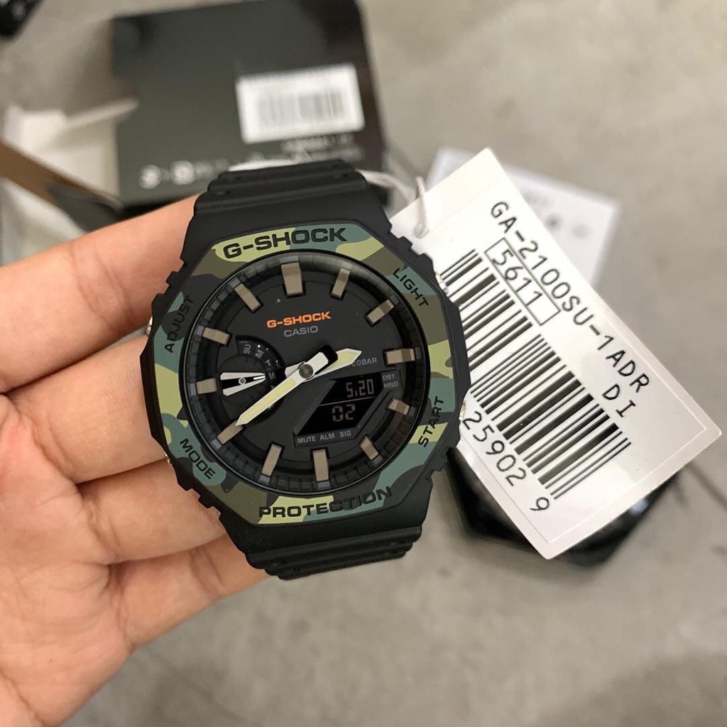 Đồng hồ nam G-Shock Casio Anh Khuê bảo hành 5 năm GA-2100 GA-2100SU-1ADR