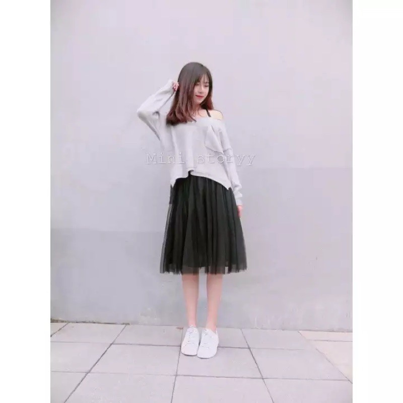 [ xả kho ] Chân váy lưới tutu 3 màu | BigBuy360 - bigbuy360.vn