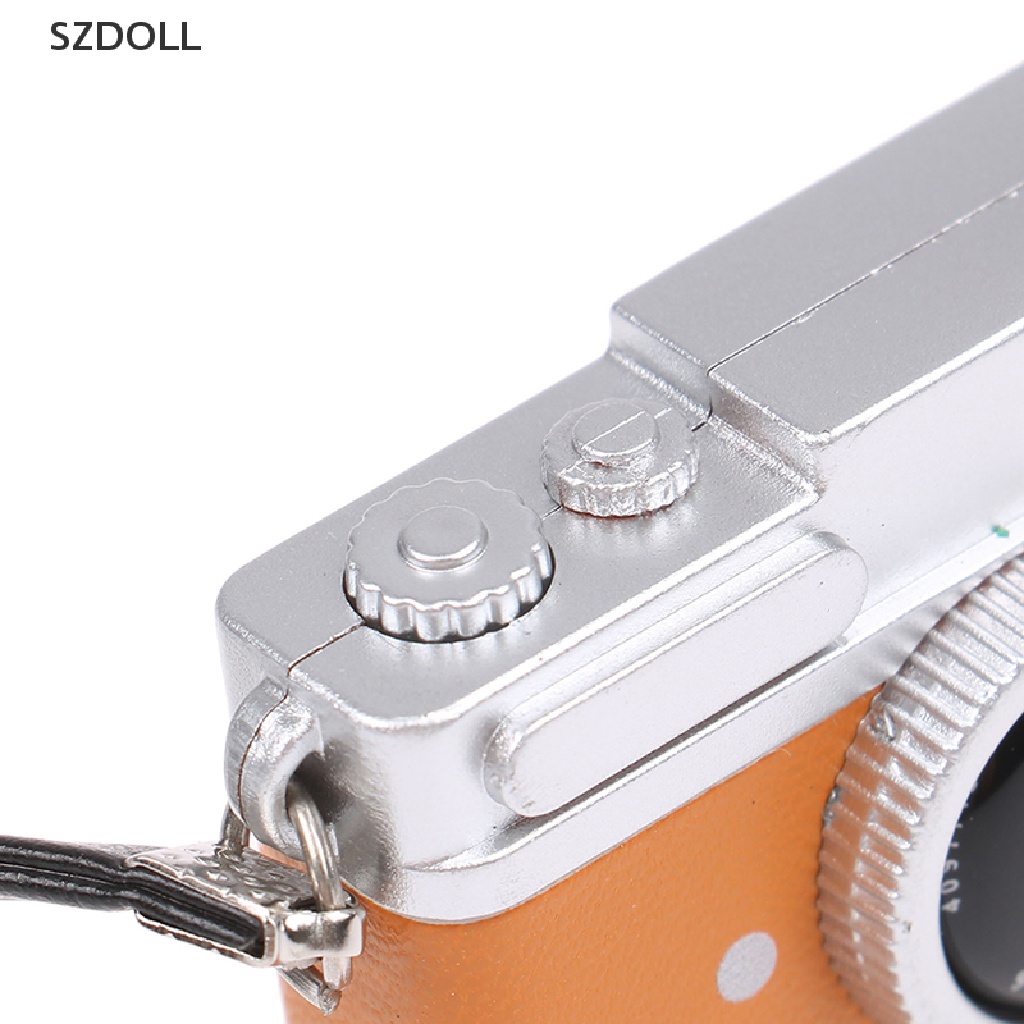 Mô Hình Máy Ảnh Cổ Điển Mini Có Đèn Và Âm Thanh Trang Trí Nhà Búp Bê