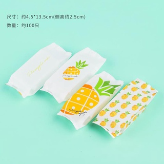 Set 50 khay + túi bánh dứa