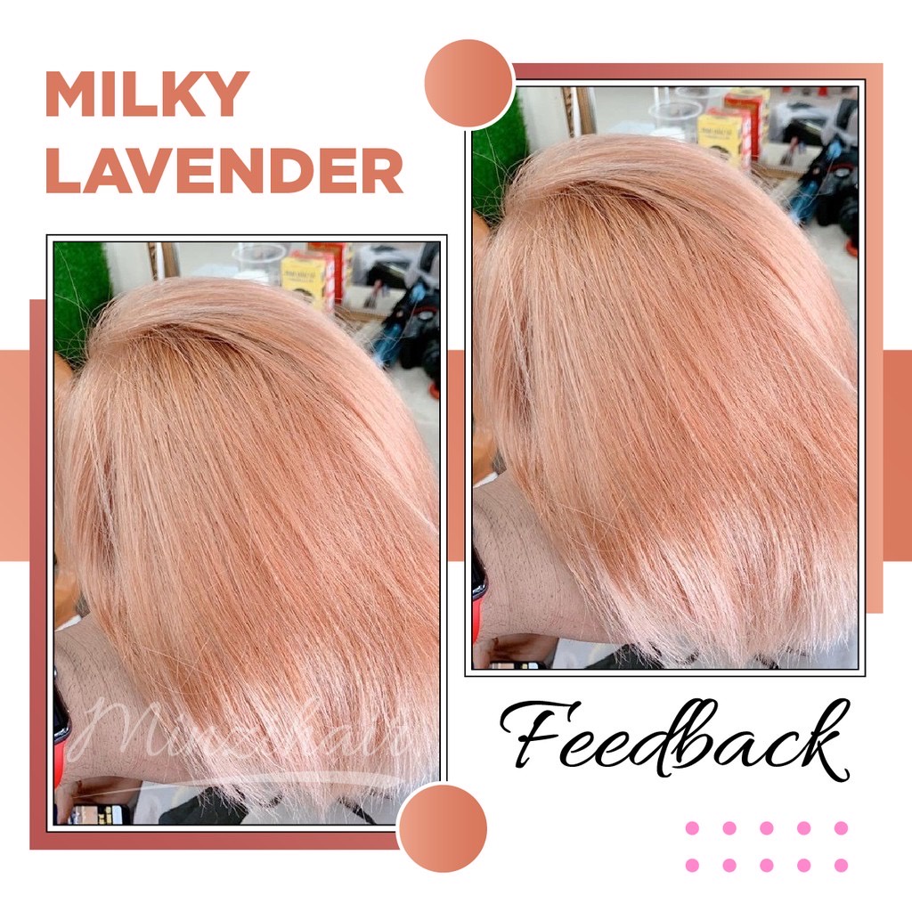 Thuốc Nhuộm Tóc Milky Lavender | Cần Tẩy Tóc - Minzihair Hà Nội