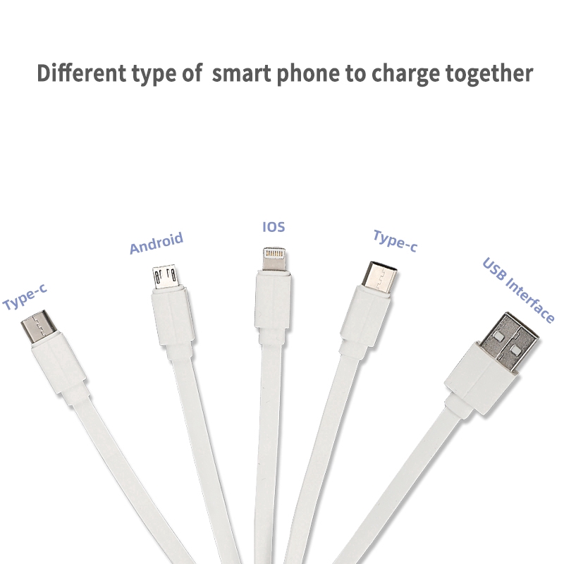 Cáp USB 4.0A Tigernu sạc nhanh 3 trong 1 cho IOS / Type-C / Android