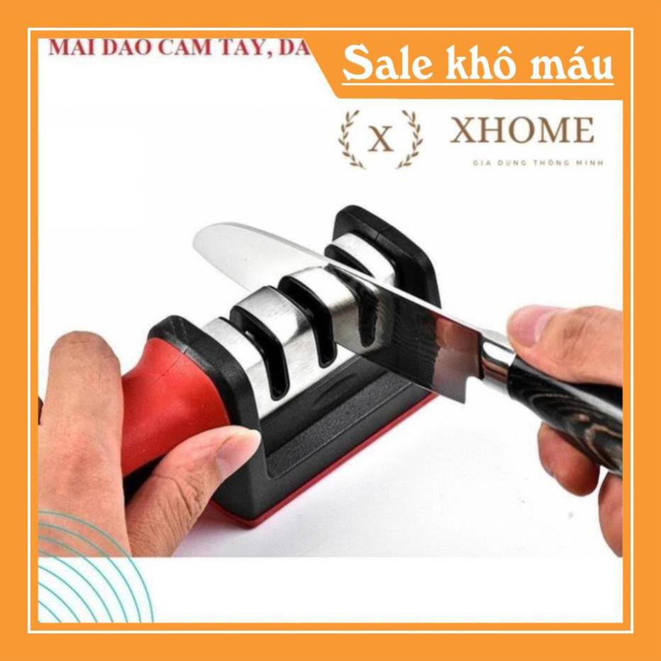 Dụng cụ mài dao kéo cầm tay cực sắc bén đa năng tiện dụng - Ống cắm dao Việt Nhật