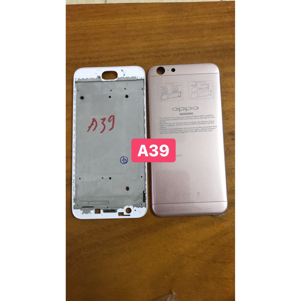 bộ vỏ oppo A39 / neo 9s / A57 / F3 lite - gồm,sườn,phím