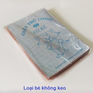 Combo 20 túi giấy thủ công loại bé - Không KEO