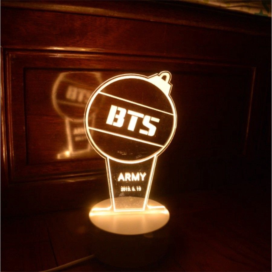 Đèn Trang Trí Hình Nhóm Nhạc Kpop Bts Army Bomb