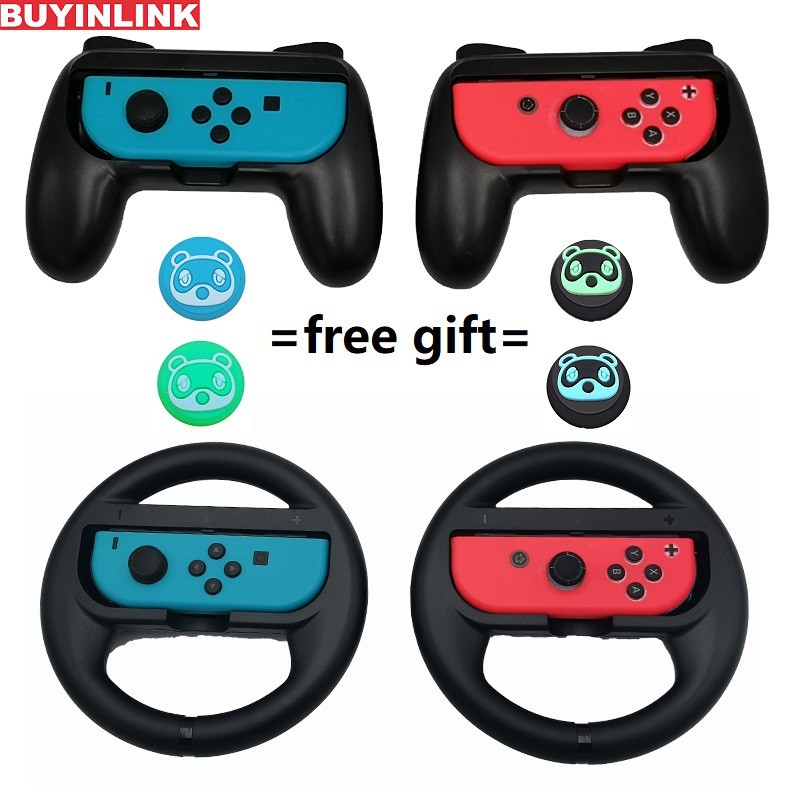 Vô Lăng Gắn Tay Cầm Chơi Game Đua Xe Cho Máy Nintendo Switch NS