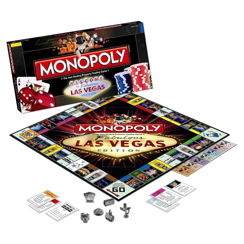 Bộ cờ tỷ phú Monopoly phiên bản Las Vegas board game