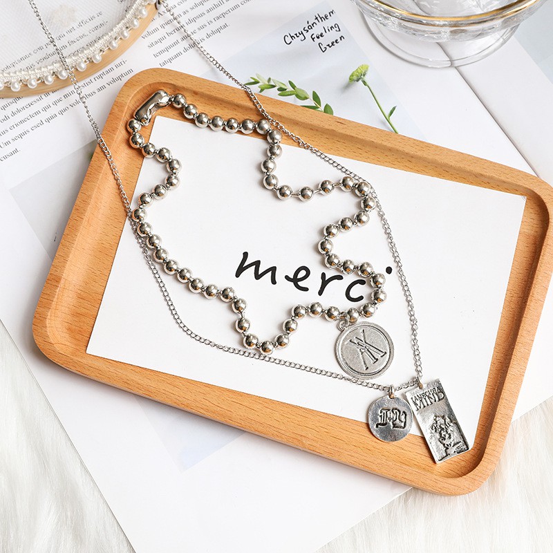 [Mã FASHIONCB232 hoàn tối đa 15K xu đơn 50K] Vòng cổ kim loại dáng dài phong cách hip hop | BigBuy360 - bigbuy360.vn