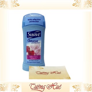 Lăn khử mùi nữ Suave Wild Cherry Blossom 24H Protetion - 74g