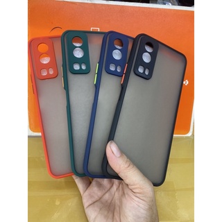 Ốp lưng Vivo Y72 5G / IQOO Z3  lưng nhám viền dẻo màu bảo vệ Camera