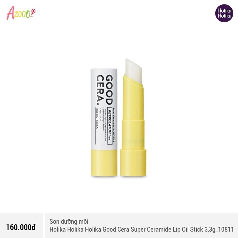 Son dưỡng mềm môi Holika Holika Good Cera, dưỡng ẩm, nhanh chóng làm dịu môi đang nứt nẻ