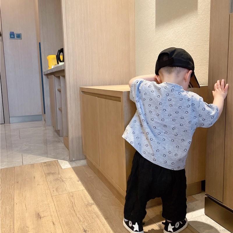 Áo Thun Ngắn Tay In Họa Tiết Hoạt Hình Cho Bé