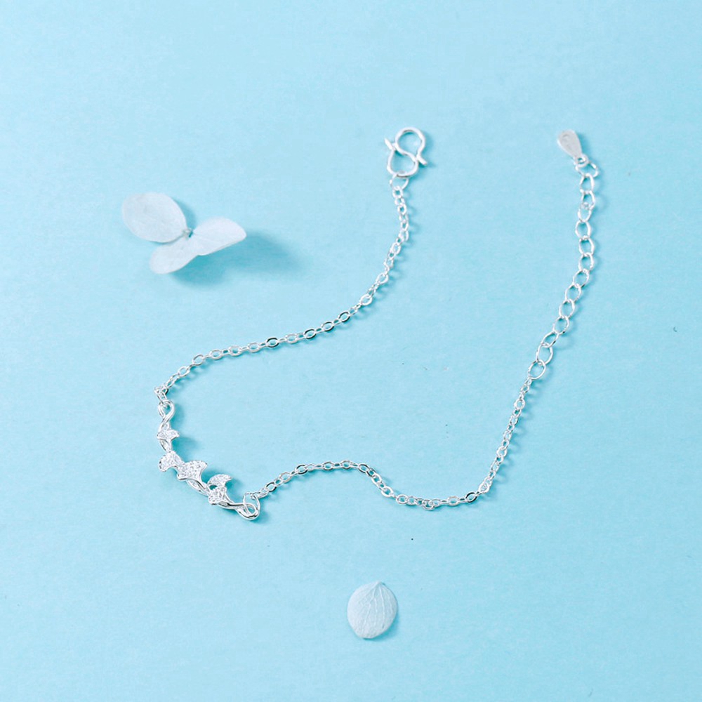 Vòng Tay Mặt Lá Bạch Quả Phong Cách Hàn Quốc