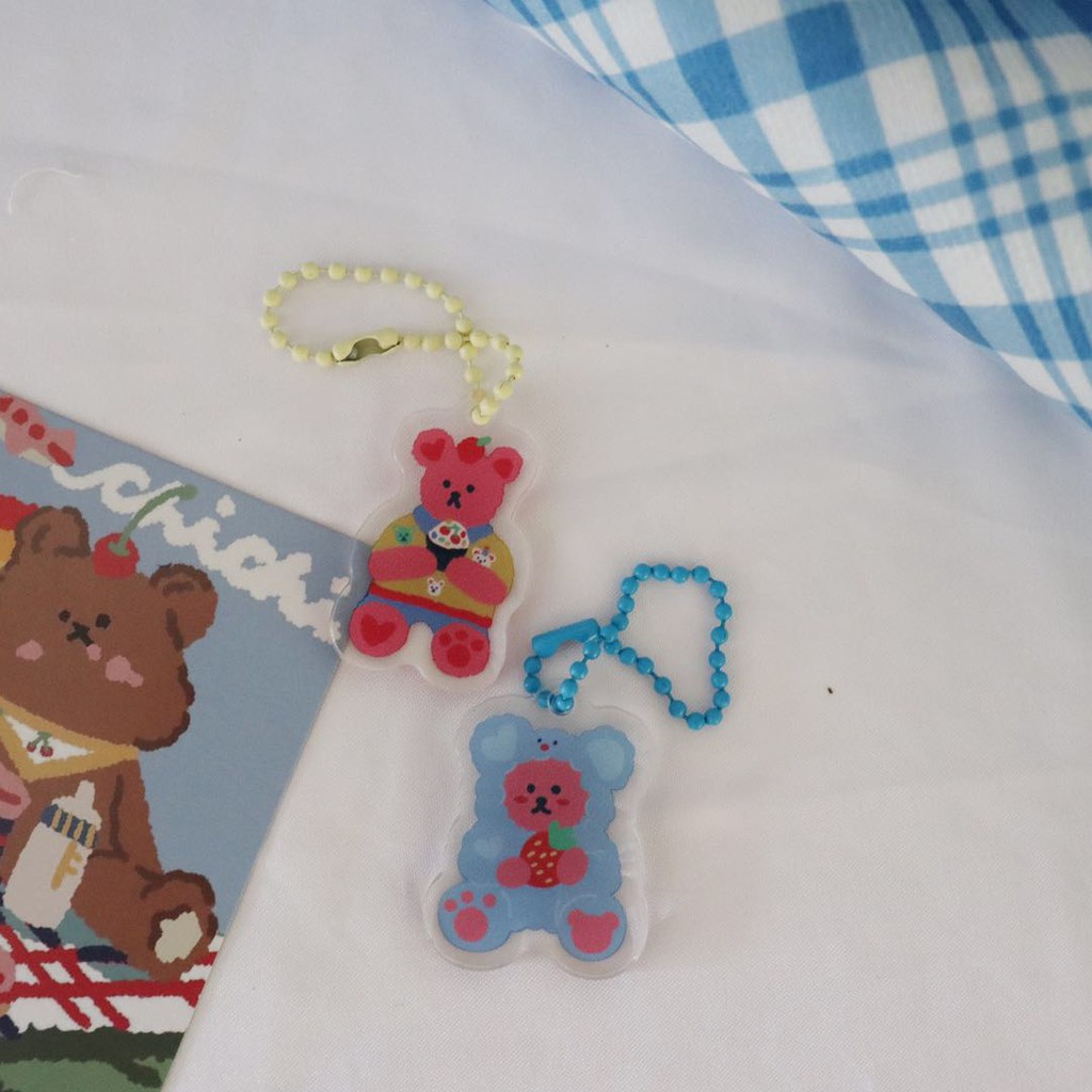 Phụ kiện hình gấu xinh xắn để trang trí cho Airpods