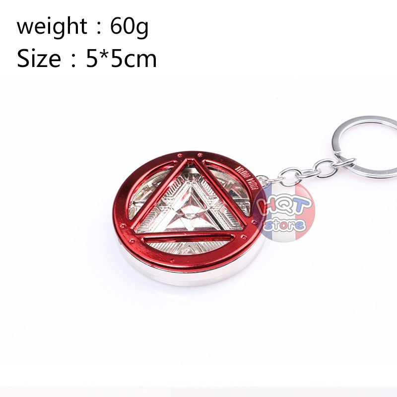 Móc khóa lò phản ứng iRon Man 3 Marvel Avengers 5cm