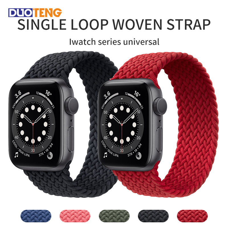 Dây Nylon Cho Đồng Hồ Thông Minh Apple Watch Se 6 5 4 3 2 Kích Thước 38mm 40mm 42mm 44mm